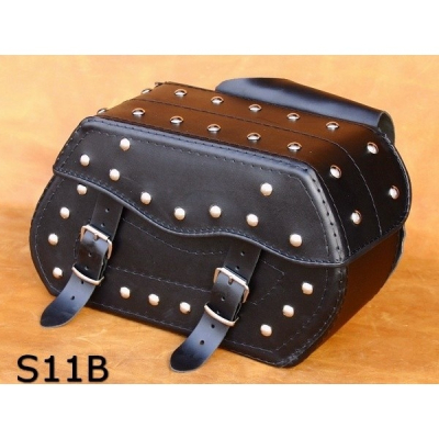 Kožené moto brašne S11, 2x14L