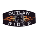 Nášivka - Outlaw Rider, 9,8 x 5cm
