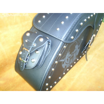 Kožené moto brašne S5 Intruder, 2 x 24L