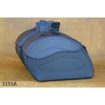 Kožené tašky na chopper S151