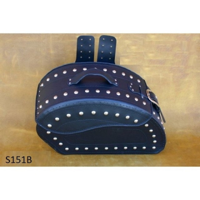 Kožené tašky na chopper S151