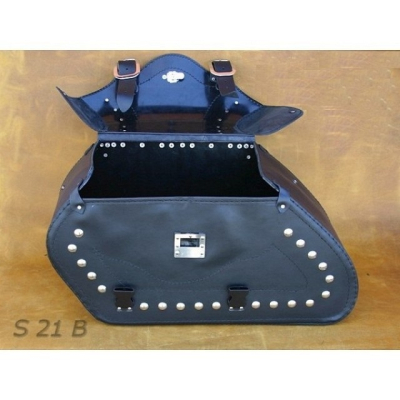 Kožené moto brašne S 21, 2 x 30L