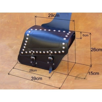 Kožené brašne na moto S28, 28 x 26 x 15cm