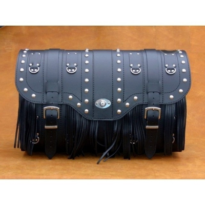 Kožený moto kufor so zámkom K15, 45 / 55L