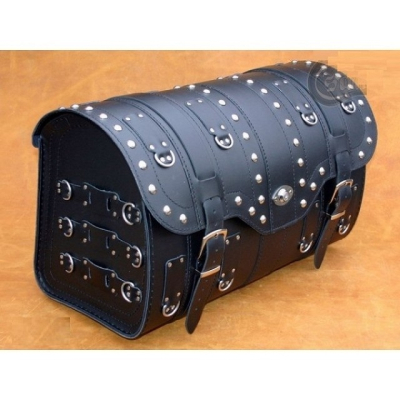 Kožený moto kufor so zámkom K15, 45 / 55L