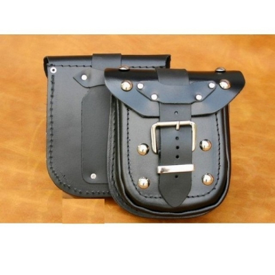 Kožený moto kufor so zámkom K15, 45 / 55L