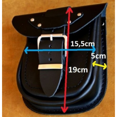 Kožená bočné vrecko ku kufru