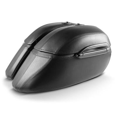 Pevné boční kufry na moto z ABS se zámky, 2x33l