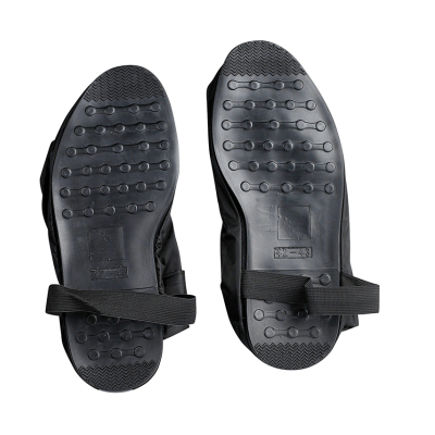 Návleky na topánky s reflexným prvkom a podrážkou, NOX - Francúzsko (čierne)