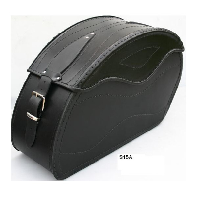 Kožené moto brašne S15 vystužené, 2x20L