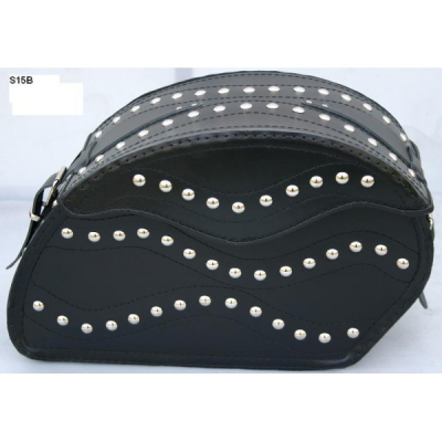 Kožené moto brašne S15 vystužené, 2x20L