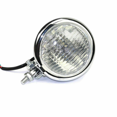 Přídavné světlo s kontrolkou dálkových světel, chrom, homologované