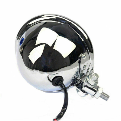 Přídavné světlo s kontrolkou dálkových světel, chrom, homologované