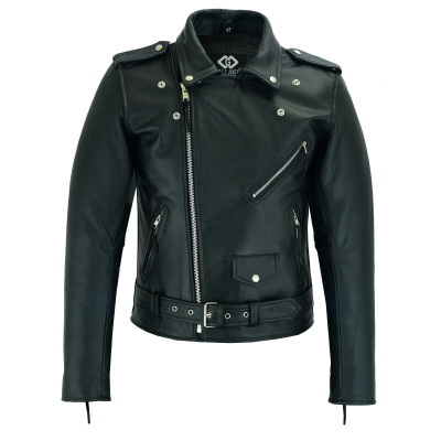 Kožená bunda křivák Classic pánský