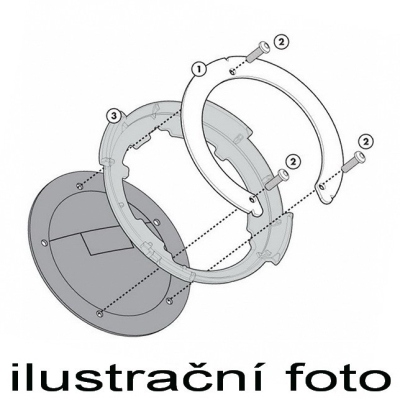 BF 22 objímka pro uchycení tankruksaku GIVI "TANKLOCK" na víčko nádrže pro BMW