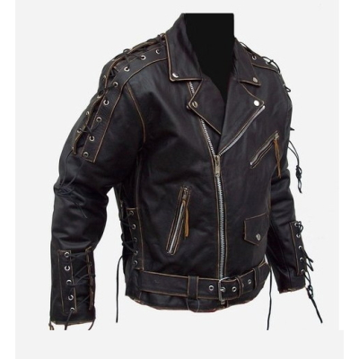 Ultimate Rebel Kožený krivák so šnurovaním a vreckami na chrániče