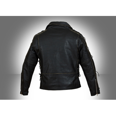 Ultimate Rebel Kožený krivák so šnurovaním a vreckami na chrániče